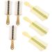 6 pi ces Peigne Anti-poux Dents Ultrafines avec Manche Long pour limination des Pellicules D m lage des Poils pais Brosse de Toilettage pour Gar on Fille Adultes et Animaux