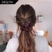 SXQLYH Thick Satin Hair Bobbles Scrunchies for Women 3 Colours 13 cm Large Hair Scrunchie Soft Elastic Ponytail Holder Silky Premium Satin Scrunchie for Long Thick Curly Hair Girls (D) - Buy Online on GoSupps.com