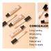 FOCALLURE 2PCS Matte Concealer - Full Coverage Waterproof Corrector for Dark Circles - Light Cream 0.42 Fl Oz - Buy Online on GoSupps.com