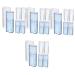 Coheali travel age 24 pieces travel box plastic container Portable dental donor Portable dental pender tooth porridge holder cotton fabric holder case dabber organizer different colors x 4 pieces 10.4x3.4x2.1cmx4pcs