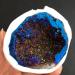 Natural Quartz feng Shui Blue Aura Agate geode Cluster Crystals Stones for Home Decoration - (Color: 1pcs Size: around40-60mm) Chakra Reiki Balancing - Buy Online on GoSupps.com