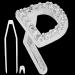Halloween False Teeth Hip Hop Fake Teeth Plating English Letter D Teeth Brace Cosplay Halloween Party Teeth Decoration Jewelry Halloween Dentures Ornaments Accessories (Silver) - Buy Online on GoSupps.com