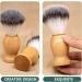 Callaron 2-St Shaving Brush for Men | Premium Goat Hair & Stainless Steel | Perfect Hair Removal & Grooming Tool - Buy Online on GoSupps.com