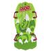 45 Inch Molded Snow Sled - Two Riders Kids Winter Foam Sled Downhill Toboggan Sleds Plastic Sledding Board Xtreme Heavy Duty Racer Sleigh for Children 45 Lime
