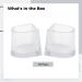 PVC Heel Protectors | Transparent Slip-Resistant Floor Covers for Dance & Outdoor Events - International Shipping - Buy Online on GoSupps.com