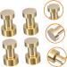 Gadpiparty 16 Pcs Hook Wall Coat Rack Towel Hanger for Bathroom Towel Rack Solid 2.9X1.8CMx4pcs Goldenx4pcs - Buy Online on GoSupps.com