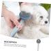 IPLUSMILE 3-Part Pet Grooming Brush Tool - Professional Cat Hair Remover & Massaging Comb for Smooth Undercoat | Brief Cleaning | 19.3x7.7x4.9cm - Buy Online on GoSupps.com