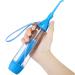 Tonsil Stone Remover Dental Water Jet Flosser Manual Pump Type Low Pressure Irrigator Oral Water Pick Disassemble Stone Removal for Tonsil Stone, Sore Throat and Bad Breath Solution (Blue)