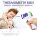 Non-Contact Digital Forehead Thermometer | Instant Accurate Infrared Temperature Reading | 3 Color LCD Backlight | Medical-Grade FDA Approved | Suitable for Adults and Kids | White - Buy Online on GoSupps.com