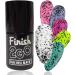 Finish2Go UV/LED Sealing Gels in Brush Bottle without Sweat Layer (Black Dots) - Buy Online on GoSupps.com