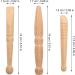 Healvian 6 STK Wooden Acupuncture Rods | Deep Foot Massage & Acupressure Pen | Natural Muscle Relief Gift - Buy Online on GoSupps.com