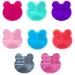 Rose Silicone Makeup Brush Cleaning Mat - Essential Brush Cleaner Pad for Makeup Brushes Sponges & Puffs - Buy Online on GoSupps.com