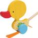 small foot push toy waddling duck made of wood baby walker for the first attempts at walking from 18 months 3357