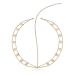 Andelaisi Boho Layered Head Chain Gold Disc Pendant Head Chain Gold Hair chain Gypsy Coin Hairchain Headdress Accessories for Women and Girls
