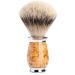 M HLE Purist Shaving Set - Silvertip Badger + Gillette Compatible - Karelian Curly Birch | Premium International Shipping - Buy Online on GoSupps.com