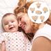 Premium Wood Pacifier Clips Set - 6 Pieces | Durable & Safe Baby Pacifier Clips - Buy Online on GoSupps.com
