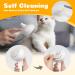 4-in-1 Animal Hair Cleaning Brush - Self-Cleaning Cat Brush & Pet Knot Remover with Essence | Pink Pet Care Comb for Easy Fur Removal - Buy Online on GoSupps.com