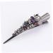 DOITOOL 1PC Metal Accessories crystal vintage duck billed hair clips metal hair accessories Bang Barrette french hair clip headgear modeling make up France Korean version Peacock - Buy Online on GoSupps.com