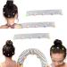 Stretchable Invisible Hair Clips 1/3Pcs Girl U Shape Finishing Fixer Comb Headbands Flexible Clip Shaped Set Accessory for Kids Toddlers Children Accessories (Color : Ball Size : 3Pcs)