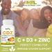 MUSCLE FOOD LABS Vitamin C 1000mg + D3 125mcg + Zinc 25mg | Non-GMO & Gluten Free | 120 Capsules - Buy Online on GoSupps.com