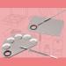 Stainless Steel Mixing Plate - Multifunctional Heart-Shaped Color Palette for Makeup | Smooth Surface Various Shapes - Buy Online on GoSupps.com