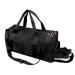TINNIVI Sports Gym Bag Travel Duffel Bag Waterproof Weekender Overnight Tote Carry On Bag with Wet Pocket & Shoes Compartment for Men Women Lightweight Adjustable Strap (Black) Black Medium