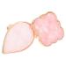 MAGICLULU Palette pour Nail Art en R sine Ajustable Bague Double Forme Nuage et Feuille Rose Plateaux de M lange Vernis Ongles Multifonction pour Manucure Professionnelle et Usage