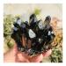 Natural Rock Quartz Specimen Home Decoration Gemstone Beautiful (Size : 750-800g) Full of Texture (Size : 550-600g)
