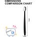 Diameleo BREVI Toothbrush: Nordic-Inspired Premium Nano Toothbrush with 20000 Soft Bristles for Sensitive Gums - White+Black - Buy Online on GoSupps.com