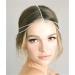Sither Women Head Chain Forehead Jewellery Headband Chain for Festival Halloween Headpiece Head Jewellery Gypsy Indian Headband Headchain Hair Jewelry (silver)