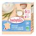 Babybio - French cow's milk - Gourds Brewed Nature Sweet 4x85 g - 6+ Months - ORGANIC
