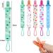 Aolso 5pcs Baby Pacifier Chain Dummy Clip Set with Plastic Clasp - Unisex Teething Toy Holders - Buy Online on GoSupps.com