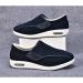 Buy Women's Adjustable Diabetic Shoes Lightweight Easy Slip-On Slippers for Seniors Wide Widths with Removable Memory Foam Insoles Ideal for Swollen Feet in Blue (Size 9.5 - Buy Online on GoSupps.com