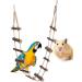 Pet Rope Ladder Climbing Toy for Hamsters, Birds, Rats - Swing Bridge for Small Animals and Parrots - Buy Online on GoSupps.com