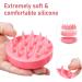 BEILAEEA Shampoo Brush Scalp Massager for Hair Growth & Dandruff Removal - Pink - Buy Online on GoSupps.com