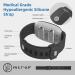 EmeTerm Rechargeable Electrode Stimulator for Nausea Relief - Drug-Free Wrist Bands for Motion and Travel Sickness, Vomit Relief - No Gel, No Side Effects (Black) - Buy Online on GoSupps.com