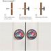 Colorful Unicorn Cupboard Buttons - 4 Pack | Multi-Colored Bathroom Drawer Handles & Kitchen Knobs for Kids' Rooms - Buy Online on GoSupps.com