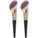 Contour Brush Pack of 2 Facial Shadow Brushes Soft Fiber Show Brush Makeup Powder Brush with Wooden Handle for Salon Travel - Buy Online on GoSupps.com