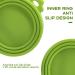 SULIVES Pet Food Can Lids Covers - Food Grade Silicone Dog & Cat Tin Can Lids Airtight Can Covers for Tins Reusable Blue & Green - Pack of 2 - Buy Online on GoSupps.com