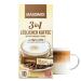 Massimo 3 in 1 Café Latte 160 instant coffee sticks of 12.5 g, soluble coffee powder, beverage powder with soluble coffee, sugar and coffee white