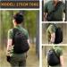 HUNTVP Tactical Breast Pocket Military Shoulder Bag - Molle Triangle Pack Crossbody - Waterproof Slingbag with Adjustable Strap - Ideal for Everyday Use - Black - Buy Online on GoSupps.com