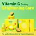 Goodal Green Tangerine Vitamin C Skincare Set for Sensitive Skin - 3-Step Kit with Facial Serum, Toner Pads, Eye Patches | Brightening and Hydrating Formula - Buy Online on GoSupps.com