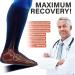 Cheeroyal 2-Pack Plus Size Compression Stockings for Men & Women | 20-30 mmHg | Extra Wide Calf | Knee-Length | 4XL Black - Buy Online on GoSupps.com