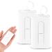 AndiBro portable dental floss boxes 2 pieces of dental floss dental floss pick donor refillable dental floss owner travel mouth care tool for tooth cleaning 20 dental floss for adults (white)