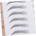 2pcs 3d Eyebrow Stickers Makeup Tools Make up Kit Imitation Eyebrow Transfer Stickers Cosmetic 6d - Buy Online on GoSupps.com