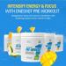 ONESHOT Pre Workout Powder for Men & Women - BCAAs Caffeine Beta Alanine & Citrulline Malate - Pineapple Mango Flavor - 30 Servings - Fast International Shipping - Buy Online on GoSupps.com