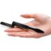 Folding Eyelash Comb Separator Tool - Black-Silver Mascara Brush for Makeup - Buy Online on GoSupps.com