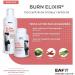 EAFIT Burn Elixir - Powerful Fat Burner - Fat Oxidation - Coffeine - Chili Pepper - Black Pepper - Chromium - Choline - Green Tea - Suitable for Sports - French Brand - Vegetarian - 90 Capsules - Buy Online on GoSupps.com