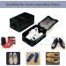 Foldable Waterproof Travel Shoe Bags Organizer - Double Layer (4 Black Bags) - Buy Online on GoSupps.com