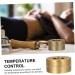 Healvian 3pcs Moxibustion Box Tool | Pure Copper Ai Box Massage Instrument - 8x8cm - Golden - Buy Online on GoSupps.com